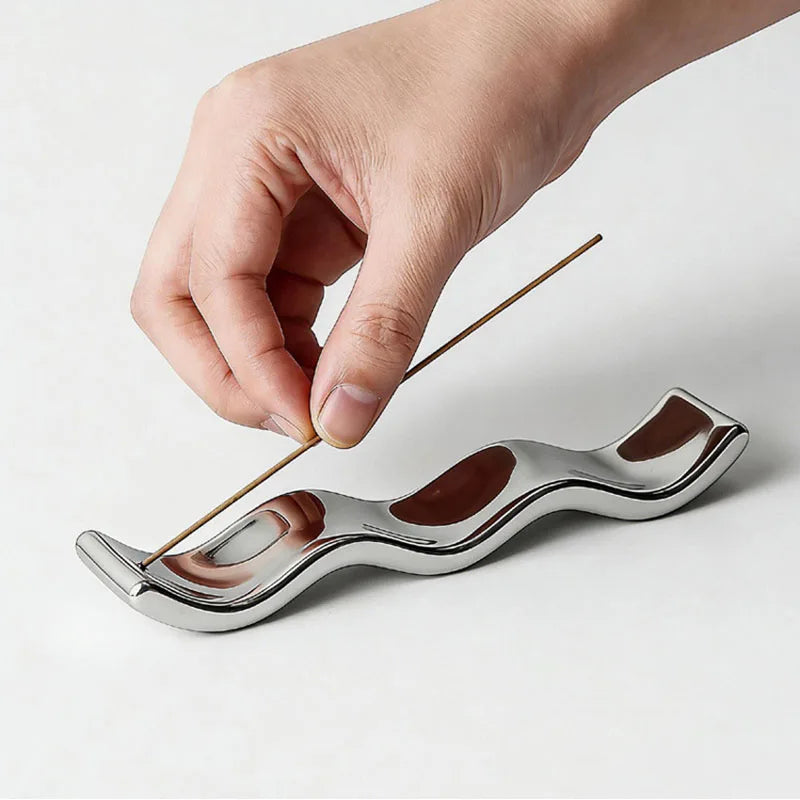 Japanischer Räucherstäbchenhalter, Aus Edelstahl
