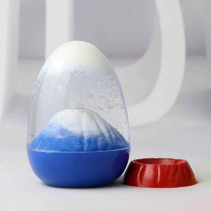 Kreative Vulkan-Sanduhr Aus Glas, Tischdeko