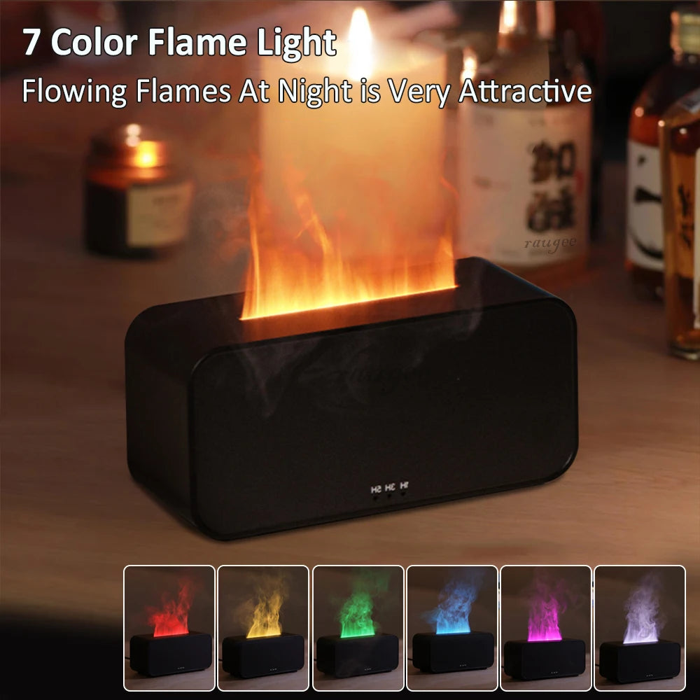 Mini Flammen-Aroma-Diffuser, Mit LED-Licht