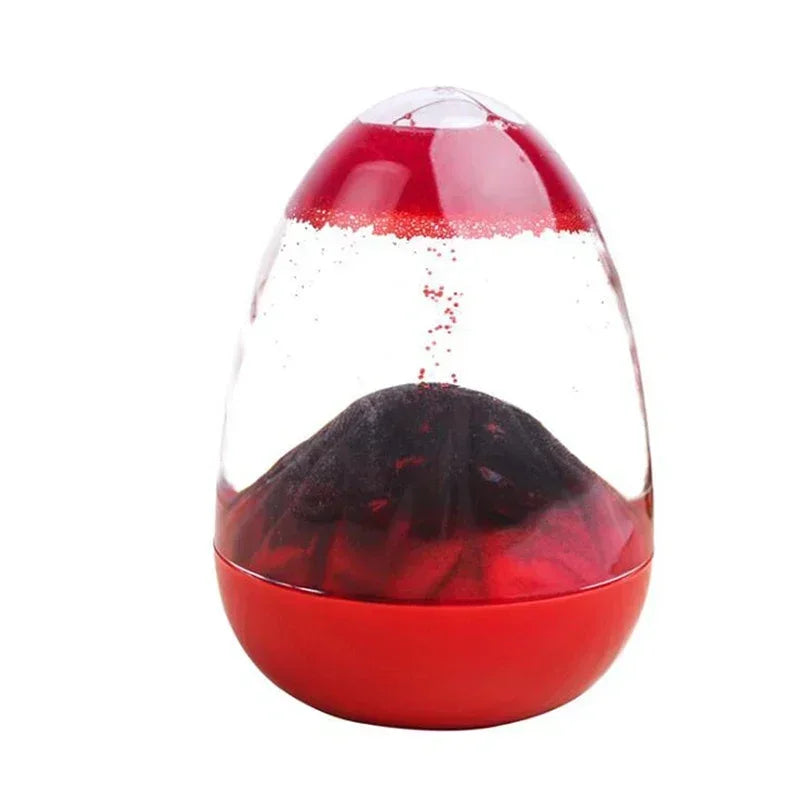 Kreative Vulkan-Sanduhr Aus Glas, Tischdeko
