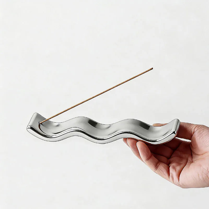 Japanischer Räucherstäbchenhalter, Aus Edelstahl