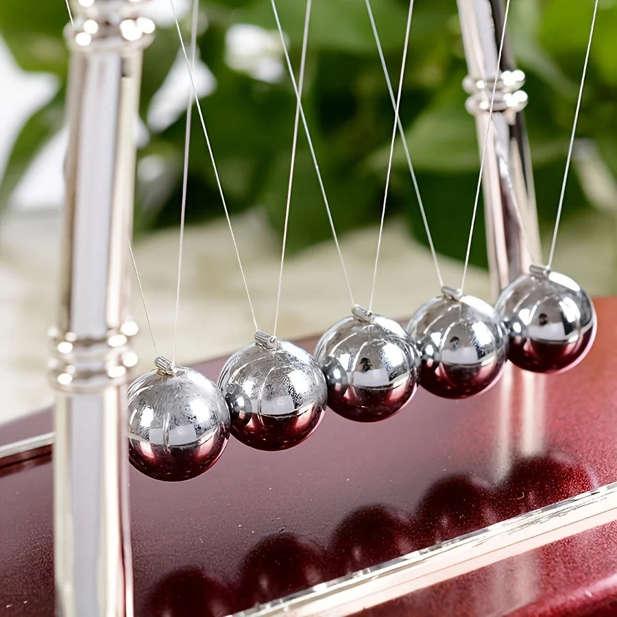 Modernes Newton-Pendel Aus Metall, Büro-Deko