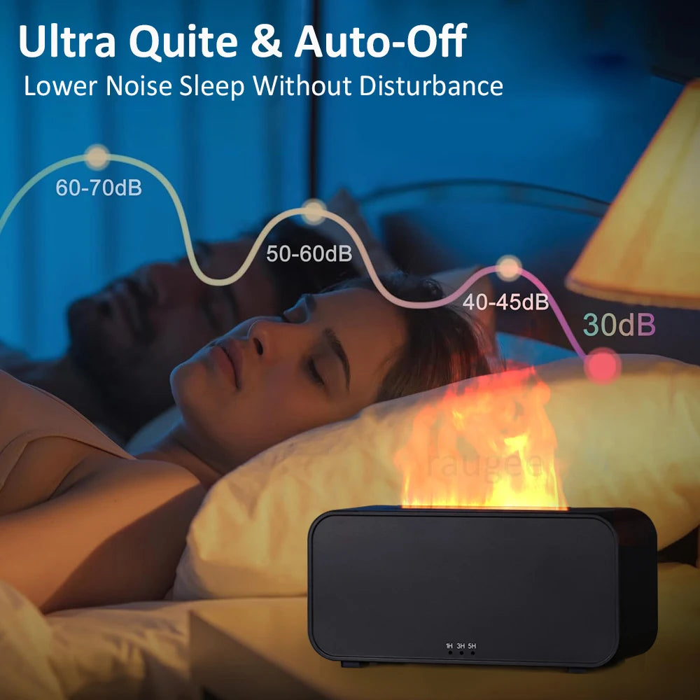 Mini Flammen-Aroma-Diffuser, Mit LED-Licht